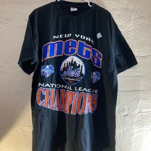 Vintage New York Mets World Series 2000 T-Shirt Size L National League Champion